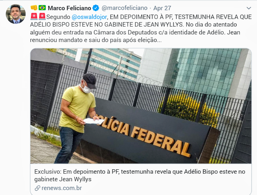 Adélio Bispo não prestou novo depoimento; último ocorreu em 2019 - Estadão