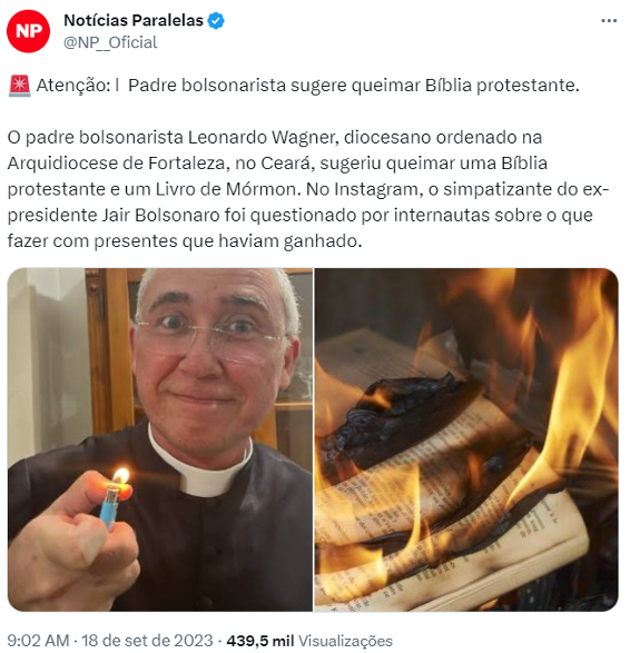 Sucesso nas redes sociais, Bispo Bruno Leonardo faz culto neste domingo  (23) na Fonte Nova